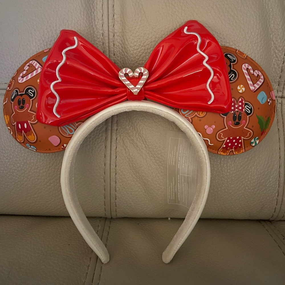 Disney loungefly Christmas gingerbread ears